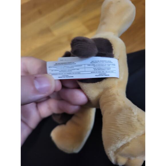 WubbaNub Pacifier Plush Puppy Dog Tan Brown Soothie Baby Stuffed Animal - Picture 4 of 9